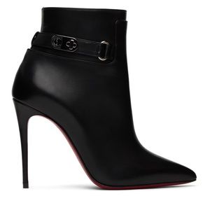 Christian Louboutin Black Lock So Kate Boots